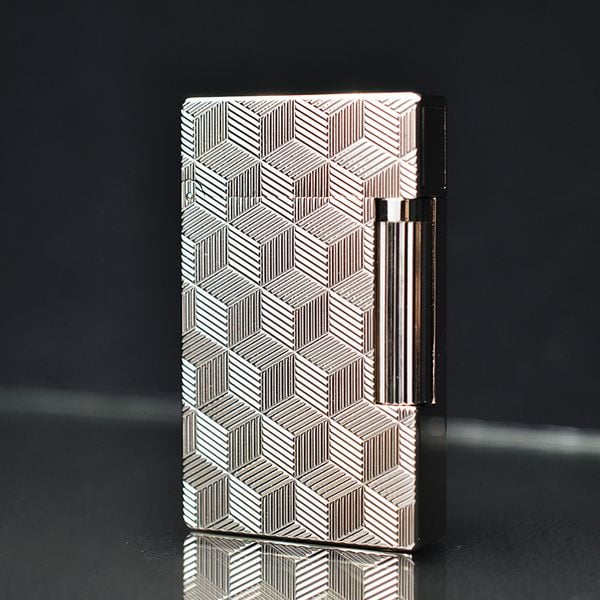 Bật lửa Dupont ô vuông 3D mã D49