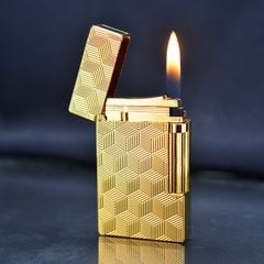 Bật lửa Dupont ô vuông 3D mã D49