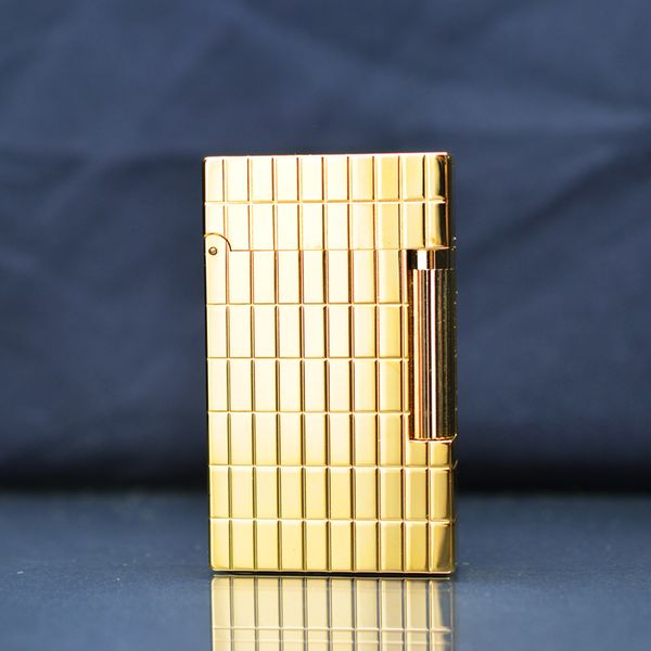 Bật lửa Dupont vàng kẻ vuông D51