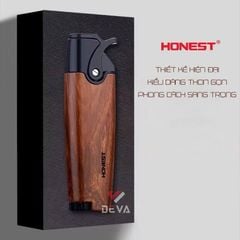 Bật lửa ga chính hãng Honest khò 1 tia dáng thon gọn BCZ 810
