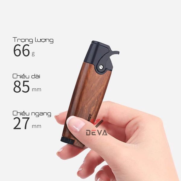 Bật lửa ga chính hãng Honest khò 1 tia dáng thon gọn BCZ 810