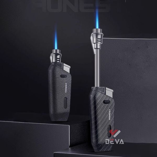 Bật lửa chính hãng Honest khò 1 tia đầu kéo dài có khóa gas BCZ 820