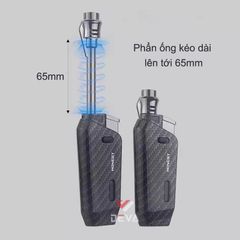 Bật lửa chính hãng Honest khò 1 tia đầu kéo dài có khóa gas BCZ 820