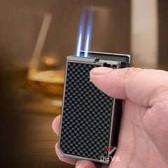 Bật lửa chính hãng Honest khò 2 tia kèm đục BCZ 816