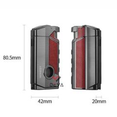 Bật lửa ga Honest khò 3 tia chéo kèm đục BCZ 795