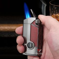 Bật lửa ga Honest khò 3 tia chéo kèm đục BCZ 795