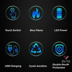 Bật lửa Jobon khò 3 tia cảm ứng điện tử ZB 592