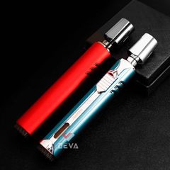 Bật lửa Jobon khò 3 tia cán dài ô chứa ga trong suốt ZB 993