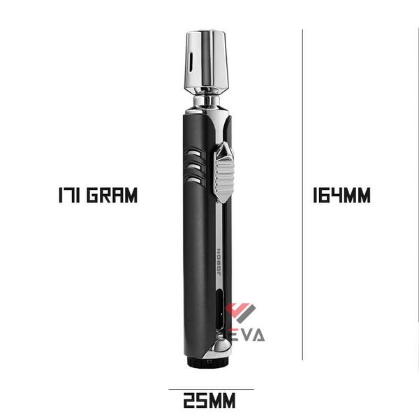 Bật lửa Jobon khò 3 tia cán dài ô chứa ga trong suốt ZB 993