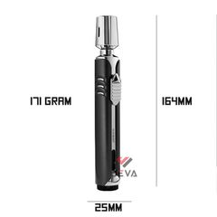 Bật lửa Jobon khò 3 tia cán dài ô chứa ga trong suốt ZB 993