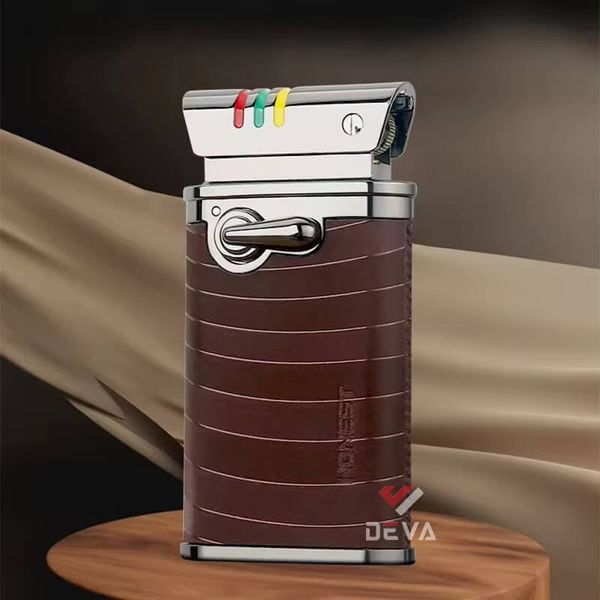 Bật lửa xăng đá chính hãng Honest cần gạt đánh lửa tự động BCZ809