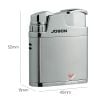 Bật lửa ga đá chính hãng Jobon khò 1 tia ZB 318C