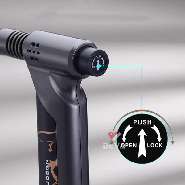 Bật lửa ga chính hãng Jobon khò đại 1 tia có khóa ZB 669