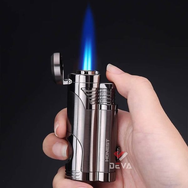 Bật lửa khò 2 tia Honest kèm đục Cigar BCZ 359