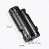 Bật lửa khò 2 tia Honest kèm đục Cigar BCZ 359