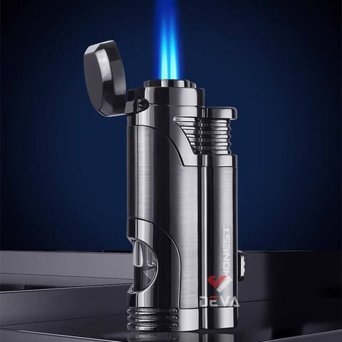 Bật lửa khò 2 tia Honest kèm đục Cigar BCZ 359