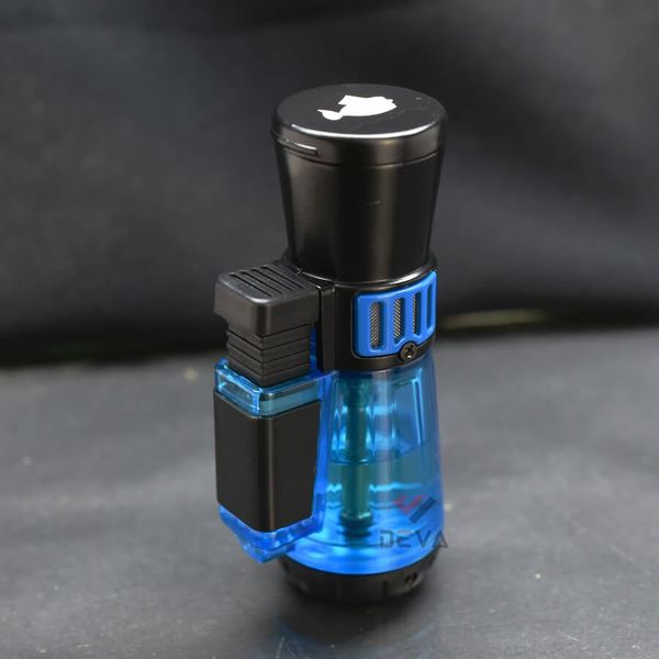 Bật lửa khò 4 tia Cohiba bình xăng trong suốt COB 80