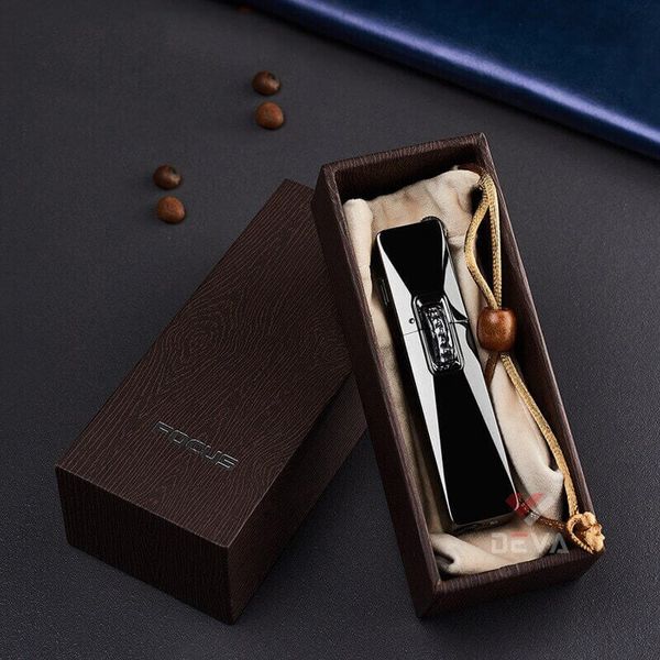 Bật lửa ga đá chính hãng Focus khò 1 tia có khóa an toàn F110