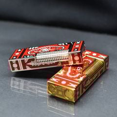 Bật Lửa G.Horse Sơn Mài Đỏ Hoa Văn Hoàng Gia Cổ Điển GH01