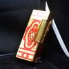 Bật Lửa G.Horse Sơn Mài Đỏ Hoa Văn Hoàng Gia Cổ Điển GH01