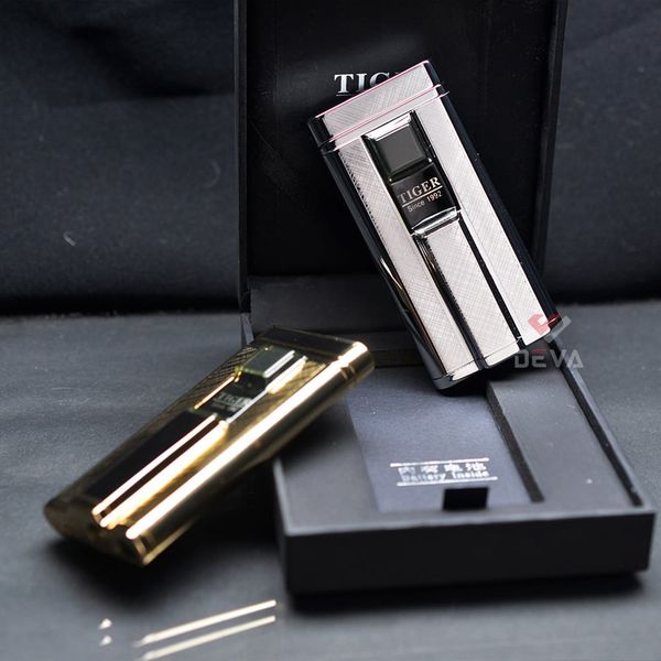 Bật lửa cảm ứng pin điện dùng ga Tiger 896