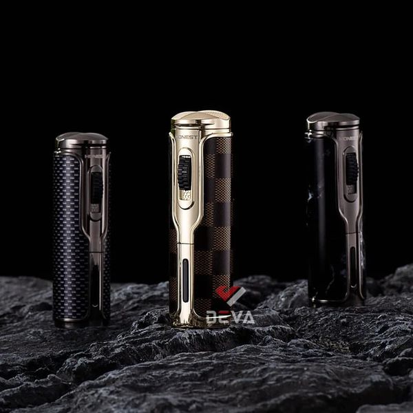 Bật lửa ga điện Honest khò 3 tia kèm đục BCZ 792