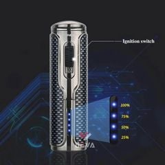 Bật lửa ga điện Honest khò 3 tia kèm đục BCZ 792