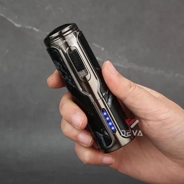 Bật lửa ga điện Honest khò 3 tia kèm đục BCZ 792