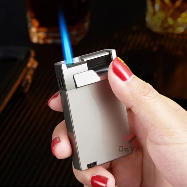 Bật lửa gas chính hãng Focus khò 1 tia siêu mỏng F123