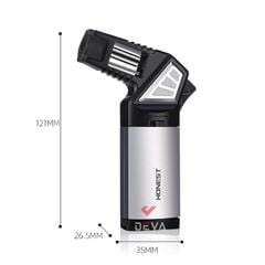 Bật lửa khò để bàn Honest khò đại 1 tia kèm đục Cigar BCZ 489