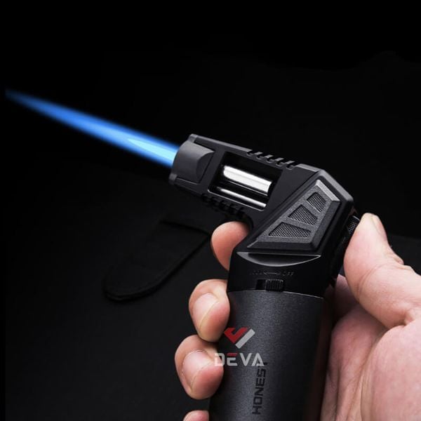 Bật lửa khò để bàn Honest khò đại 1 tia kèm đục Cigar BCZ 489