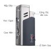 Bật lửa chính hãng Honest khò đại 1 tia kèm xiên và đục Cigar BCZ 761