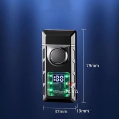 Bật lửa gas sạc điện 2 kiểu lửa đèn LED TH-633