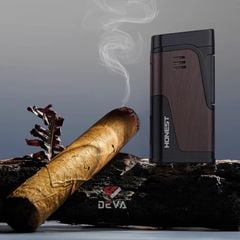 Bật lửa ga Honest khò 2 tia kèm đục BCZ 822