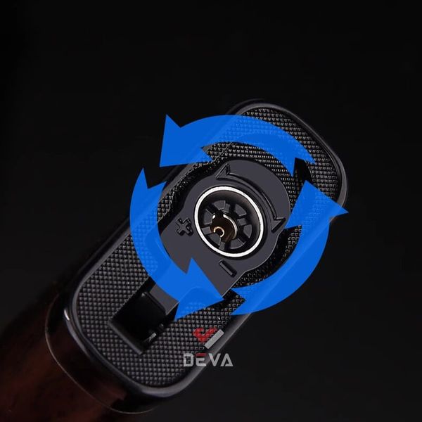 Bật lửa ga Honest khò 2 tia kèm đục BCZ 822