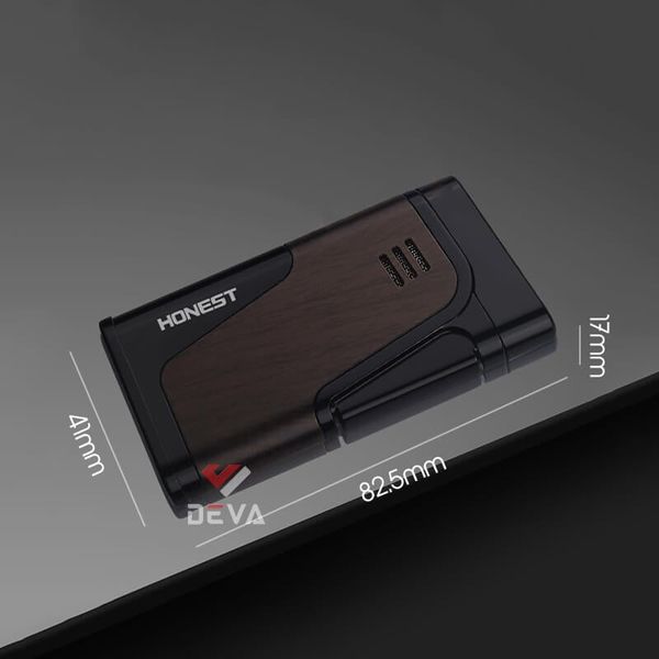 Bật lửa ga Honest khò 2 tia kèm đục BCZ 822