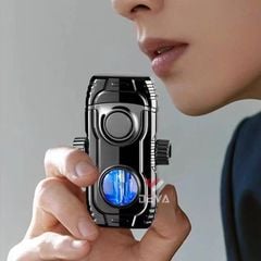 Bật lửa gas đá 2 kiểu lửa trục xoay xoay Fifget Spiner TH-638