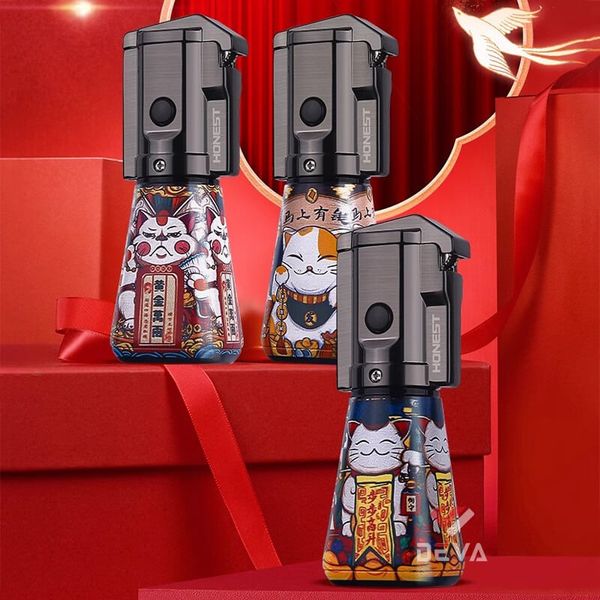 Bật lửa ga đá Honest tích hợp 2 kiểu lửa BCZ 817