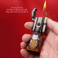 Bật lửa ga đá Honest tích hợp 2 kiểu lửa BCZ 817