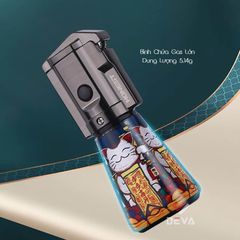 Bật lửa ga đá Honest tích hợp 2 kiểu lửa BCZ 817