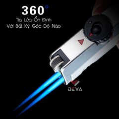 Bật lửa khò 2 tia Jobon ZB 322