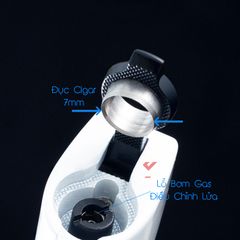 Bật lửa khò 2 tia Jobon ZB 322