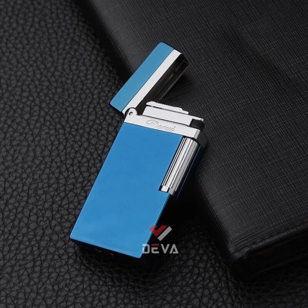 Bật lửa gas đá chính hãng Derui dáng mỏng DR700