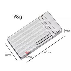 Bật lửa gas đá chính hãng Derui dáng mỏng DR700