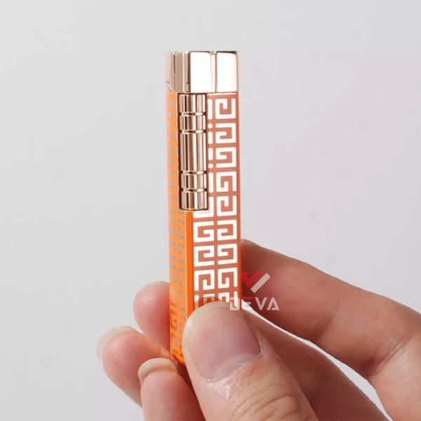 Bật lửa gas đá chính hãng Derui hình chữ nhật dài DR800