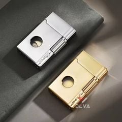 Bật lửa gas đá chính hãng Derui ô chứa gas trong suốt DR1611