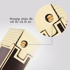 Bật lửa gas đá Derui phong cách thời trang Series DR3000