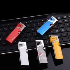 Bật lửa khò 3 tia có chốt lửa kèm đục xì gà Jobon ZB 190