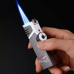 Bật lửa khò 3 tia có chốt lửa kèm đục xì gà Jobon ZB 190