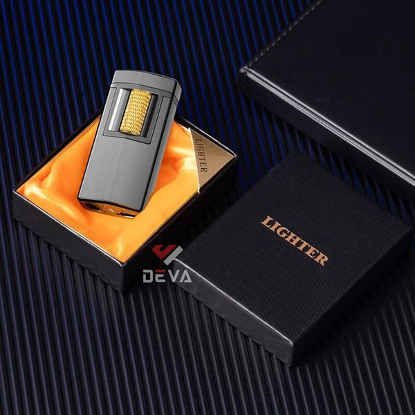 Bật lửa ga điện sạc USB con xoay khò 1 tia 919